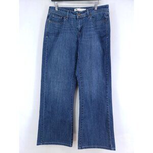 Levi's 529 Jeans Women's 10 Curvy Boot Cut Stretch Medium Wash Denim